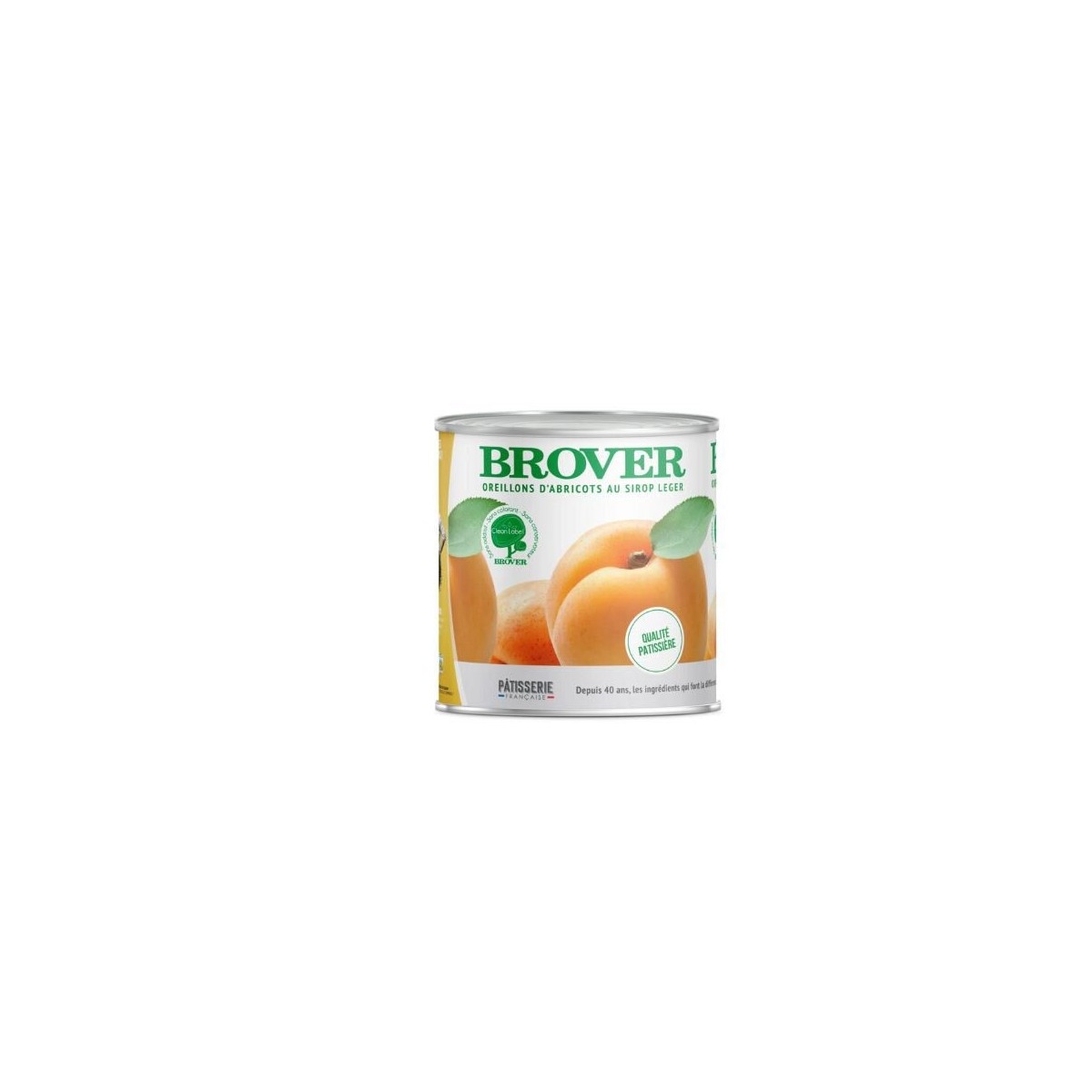 halve abrikoos in siroop Brover 6 X 3KG  blikje