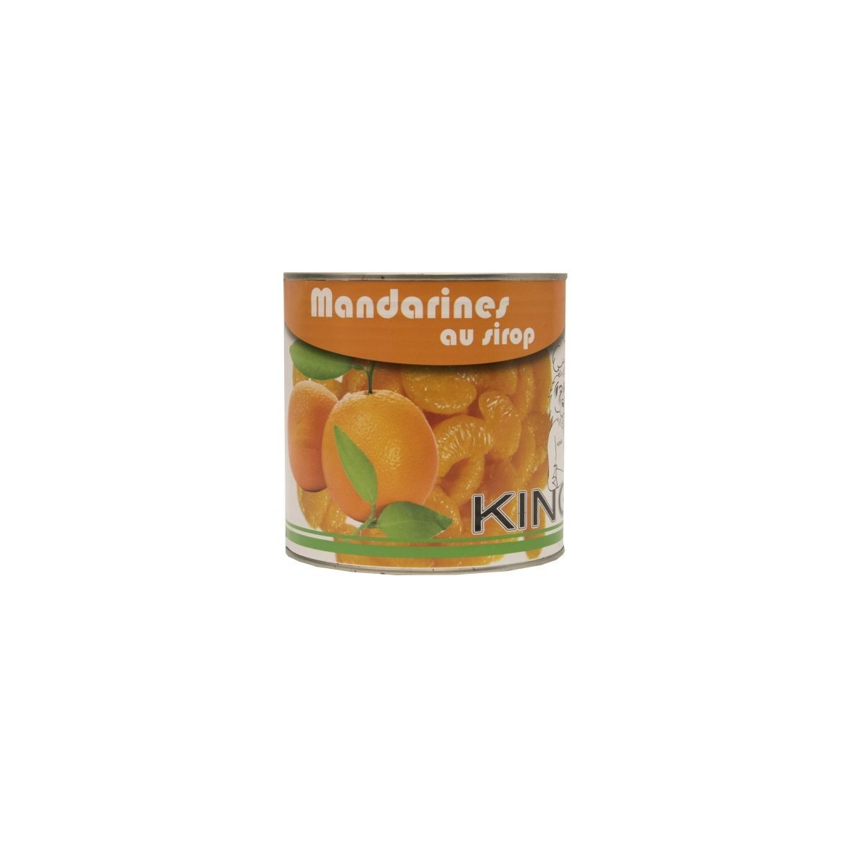 Mandarine au sirop 6 x 3kg