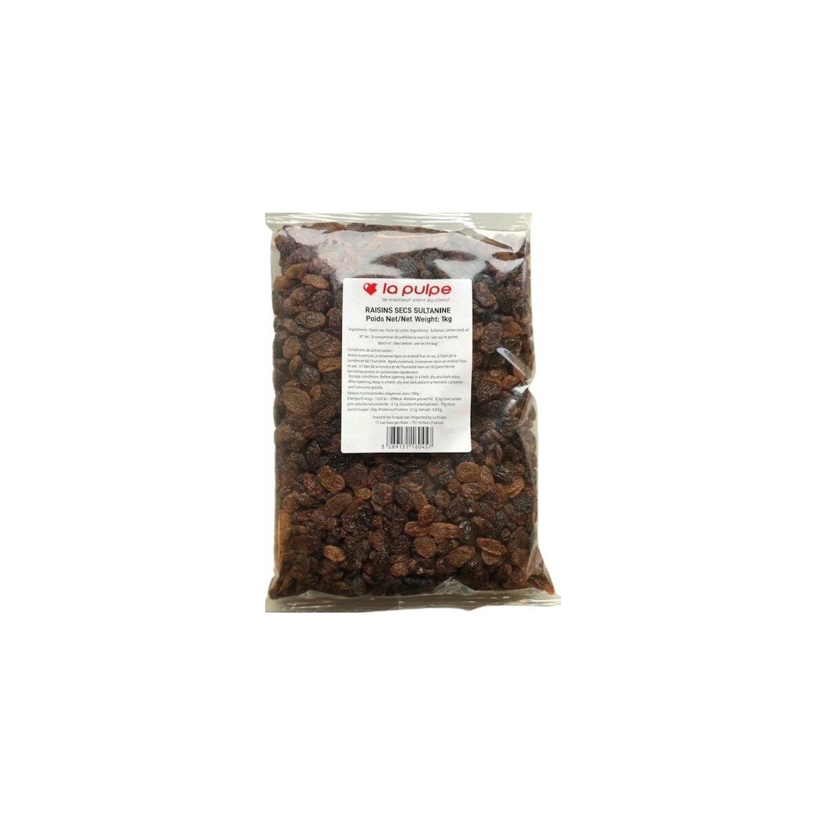 TURKISH DRIED GRAPES TYPE 9 IN 1KG  KG