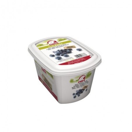 DIRAFROST PUREE BLUEBERRY WITHOUT SEED 4 X 1KG KG