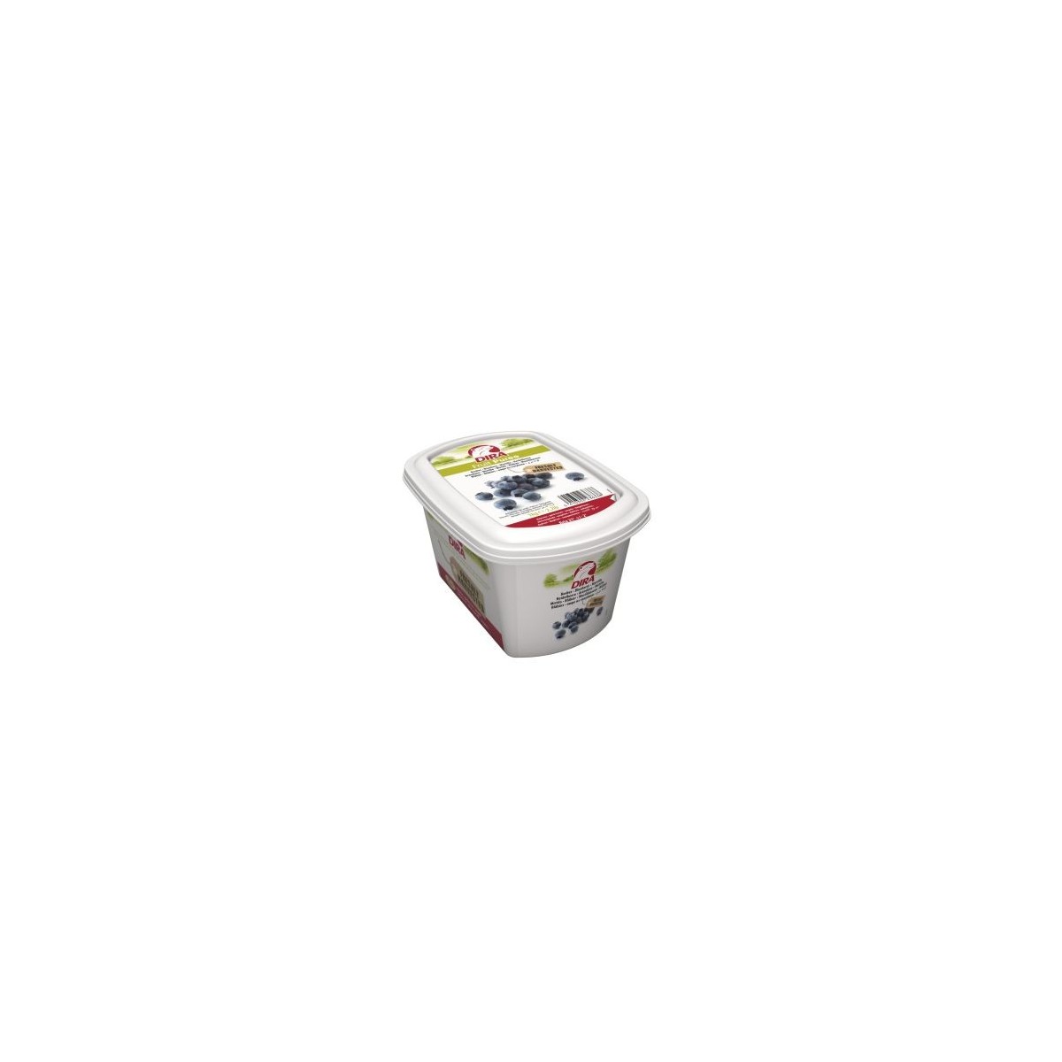 DIRAFROST PUREE BLUEBERRY WITHOUT SEED 4 X 1KG KG