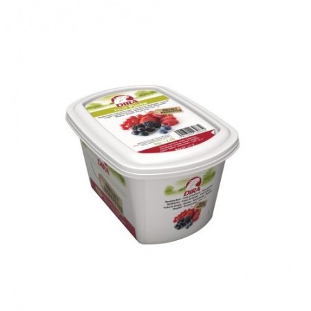 DIRAFROST PUREE FOREST FRUITS WITHOUT SEEDS 4 X 1KG KG