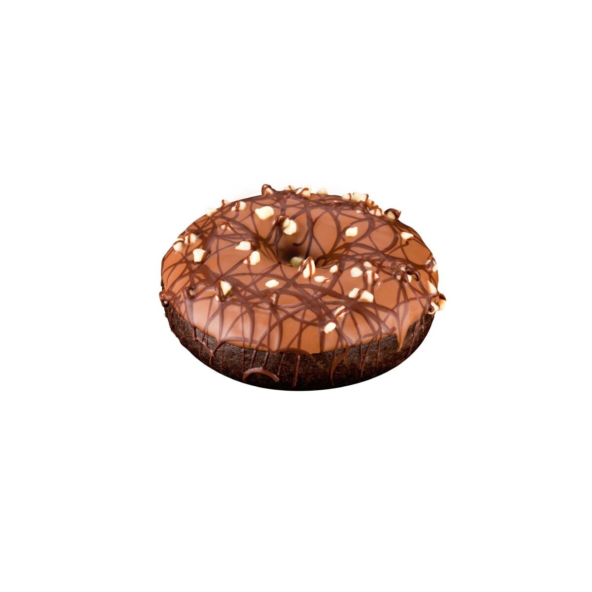 B & B 02354 CHOCOLATE CAKE DONUTS 48 X 80GR
