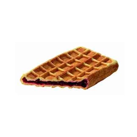 VAMIX A20 WAFFLE FILLED WITH CHERRIES 14X8CM BAKED 24X160GR  BOX