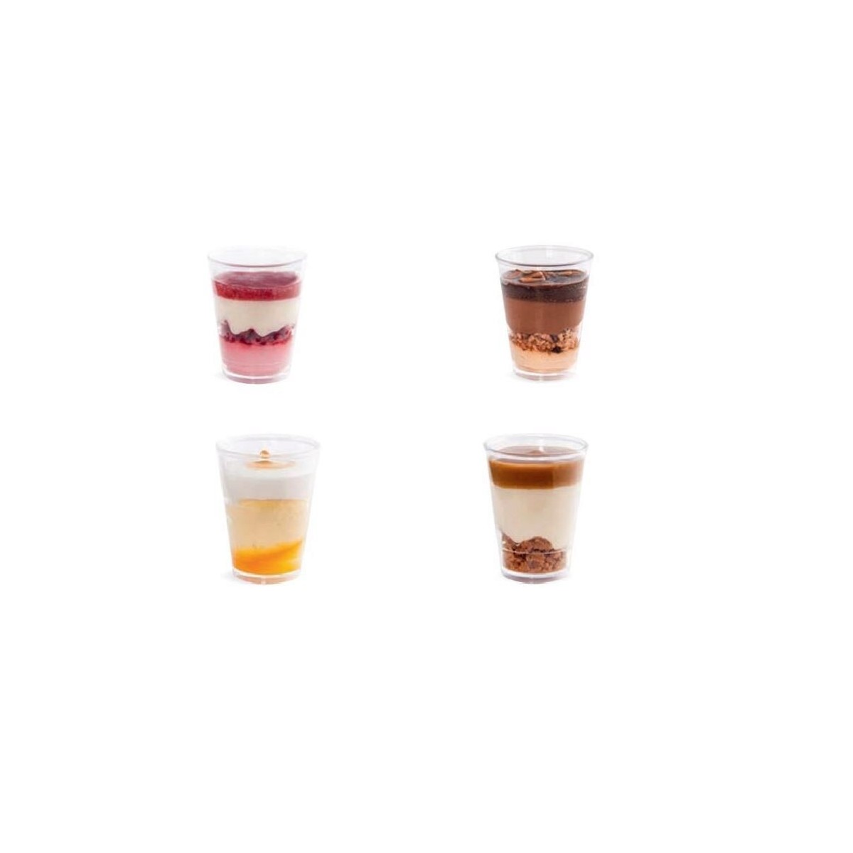 FOOD N JOY VERRINE MINI DESSERTS 4 SMAAKEN 12P 