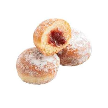 RMM 27055 MINI ROUND BEIGNET WITH STRAWBERRY FILLING BAKED 70X21GR  BOX