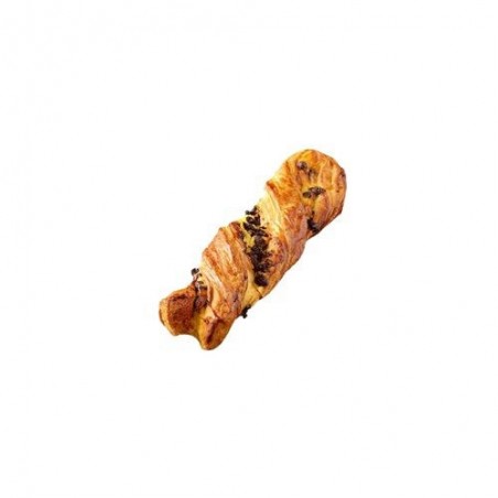 DELIFRANCE S1973 CHOCOLATE PUFF PASTRY TWISTS BUTTER 13% READY TO BAKE 60X100GR  BOX 