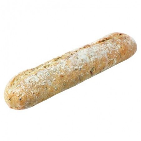 RUPTURE ? DELIFRANCE S6415 DEMI BAGUETTE GRISE  28CM CŒUR DE GRAINES PAC 30 X 170GR