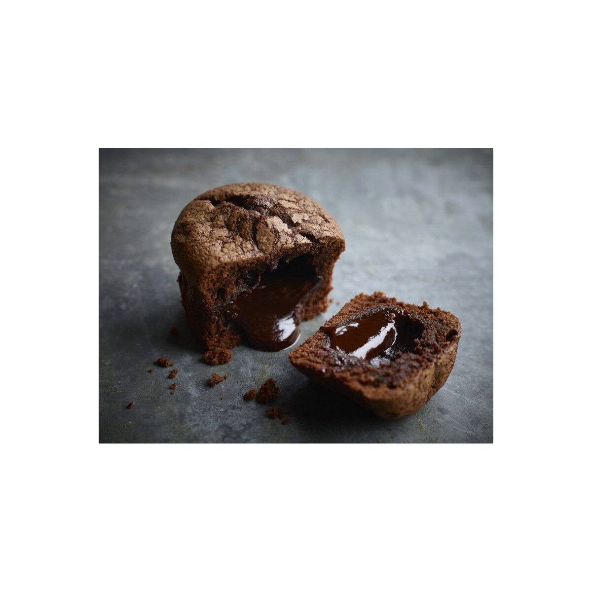 DESSERT PF0472 MOELLEUX CHOCOLAT 100% BEURRE CHOCOLATE LAVA CAKE 24X100GR