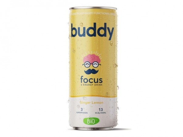 BOISSON BUDDY CITRON GINGEMBRE CANNETTE 12 X 250ML