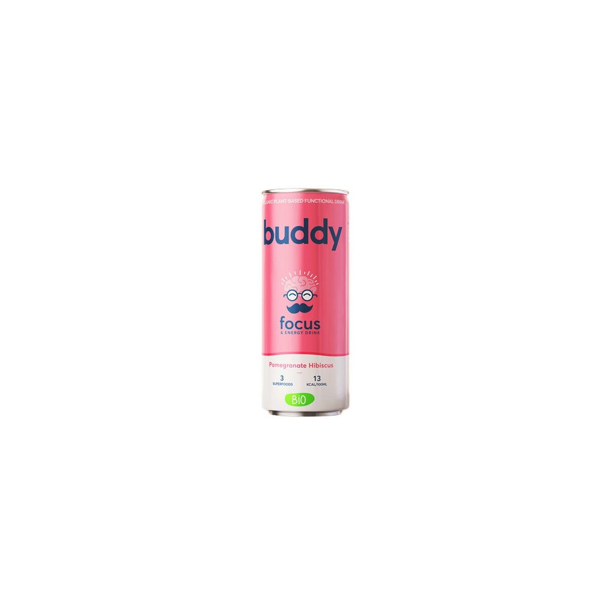 BOISSON BUDDY GRENADE HIBISCUS CANNETTE 12 X 250ML