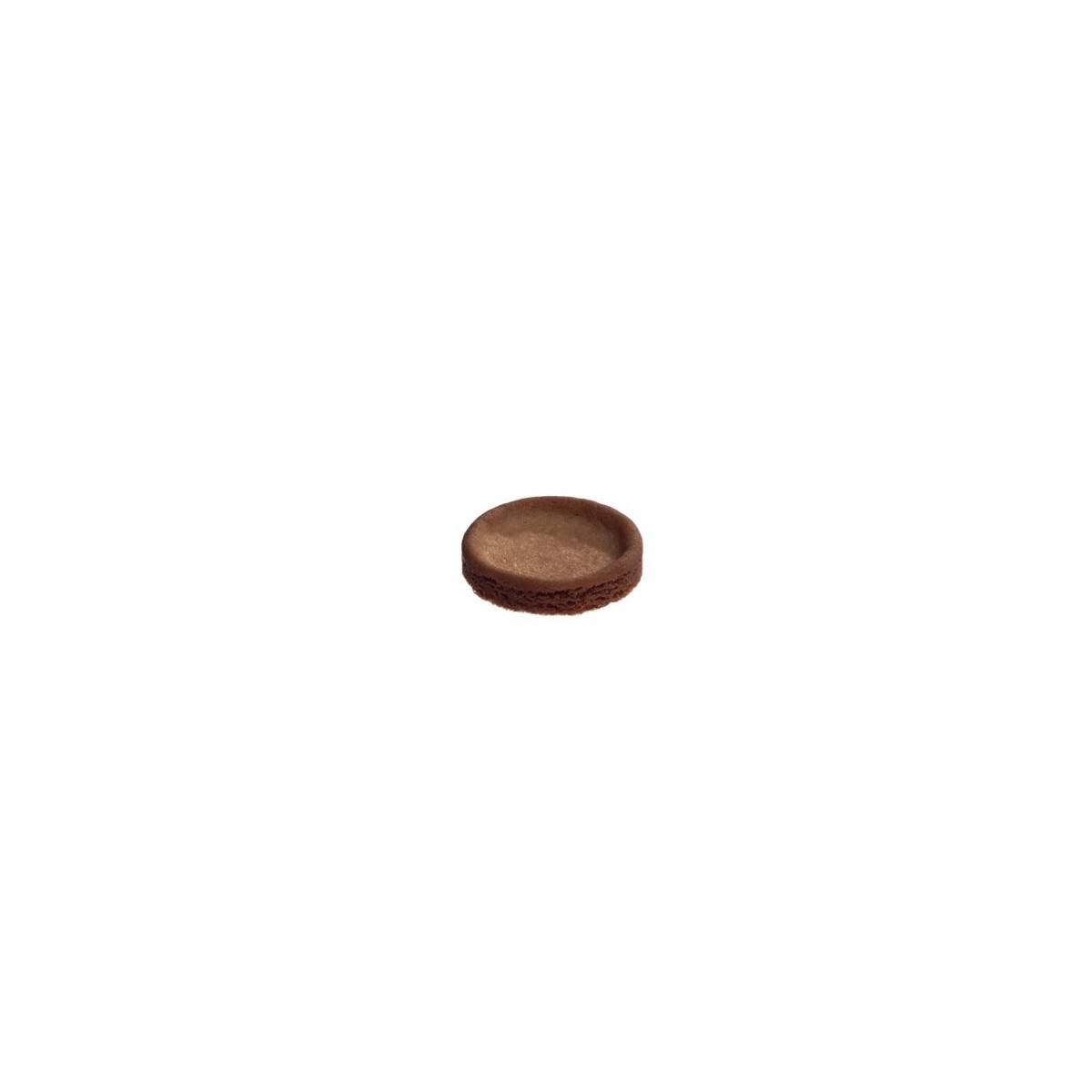 Fonds de tartelette chocolat de Sablé Breton dia : 8.2cm (SB01C) 96 pièces 