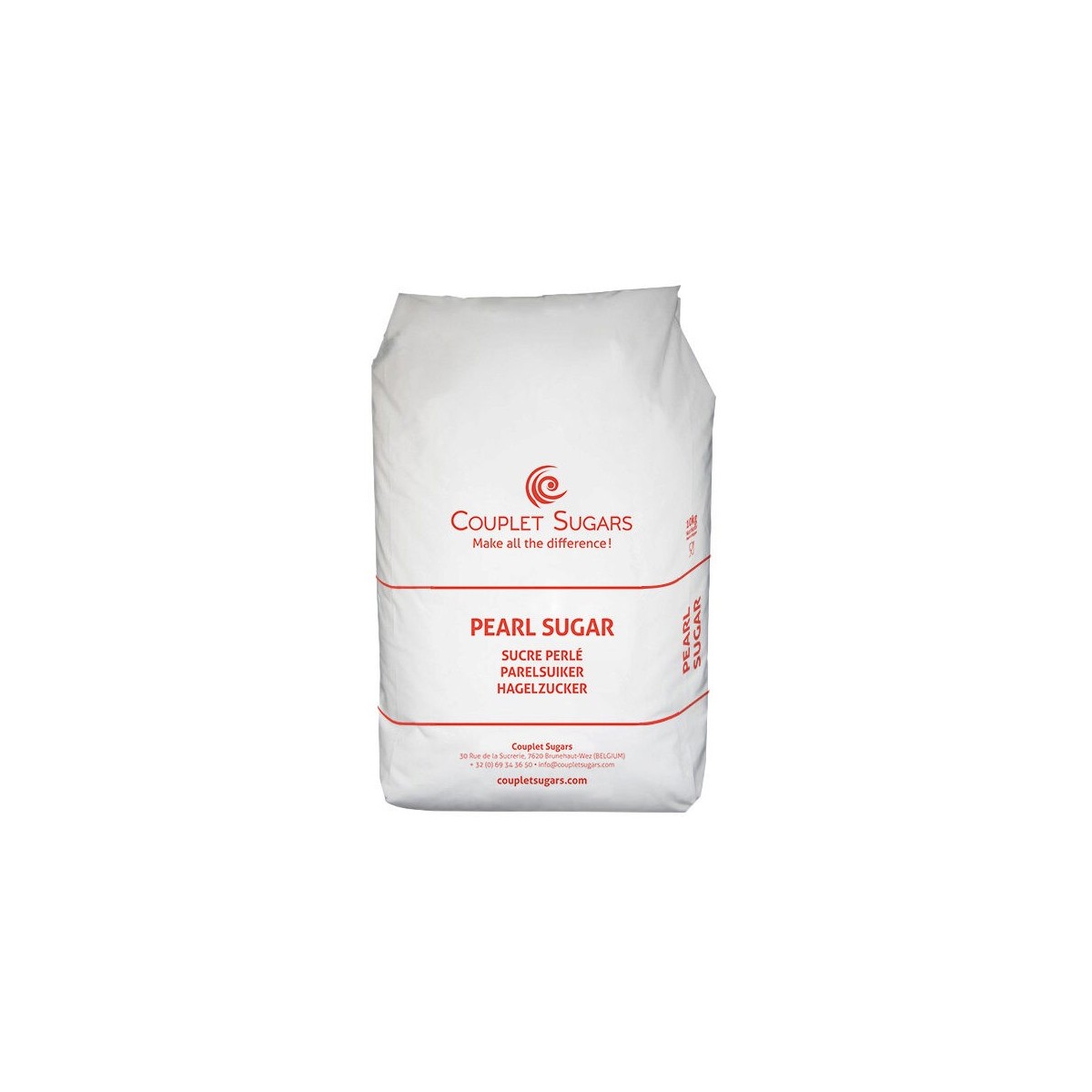 SUIKER PERLE C20 CARRARE 10KG  ZAK