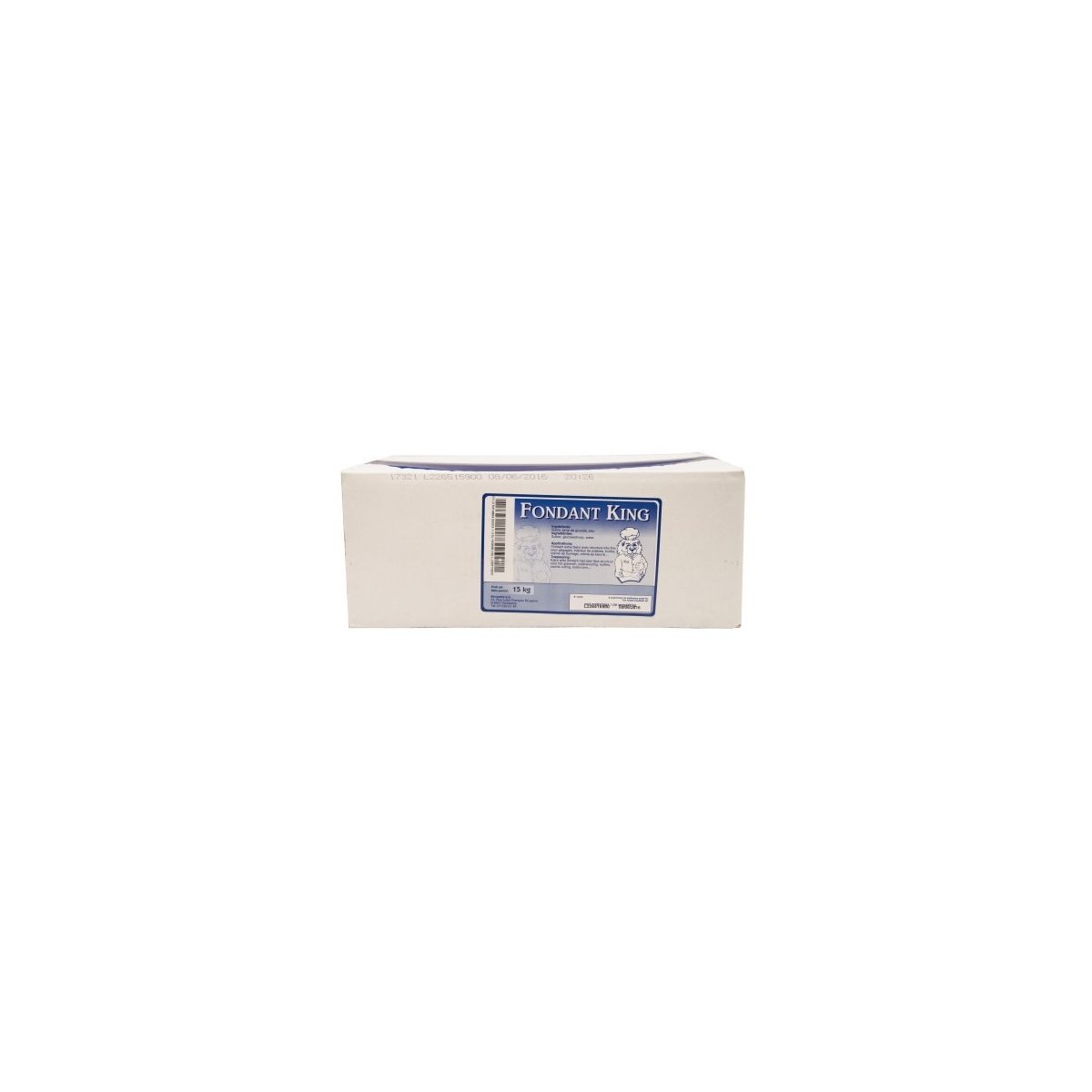 WHITE FONDANT KING PASTE 73% SUCROSE 15KG  CARTON