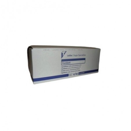 FONDANT BLANC PATE LEBBE 73% SACCHAROSE CARTON 15KG