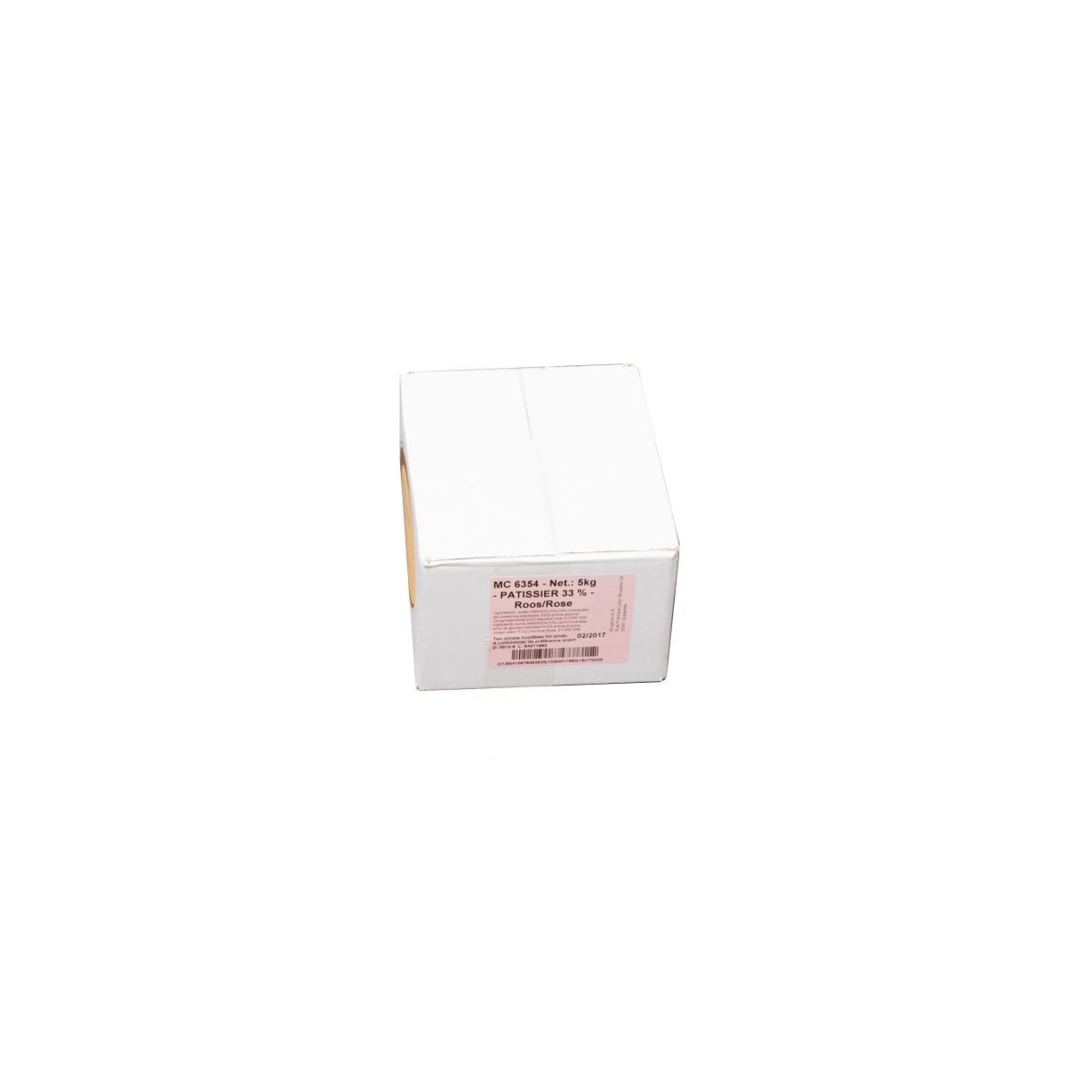 MASSEPAIN PATISSIER ROSE 33% - 1/3 2/3 SLEEUBUS 5KG