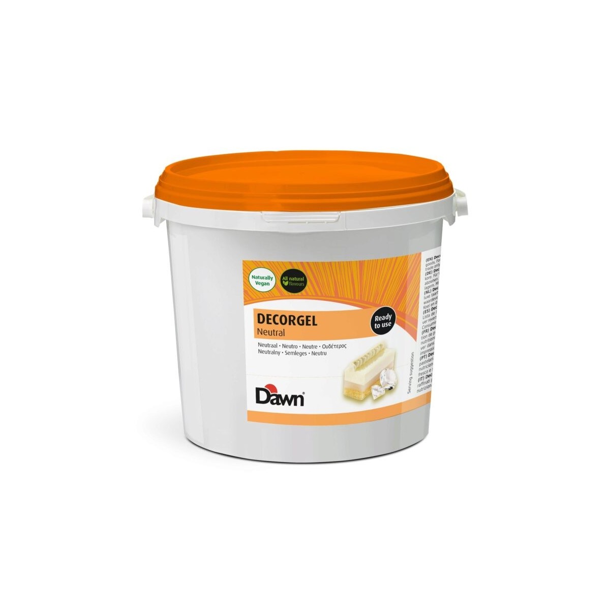 DAWN DECORGEL NEUTRAL COLD GLAZING 3KG  BUCKET