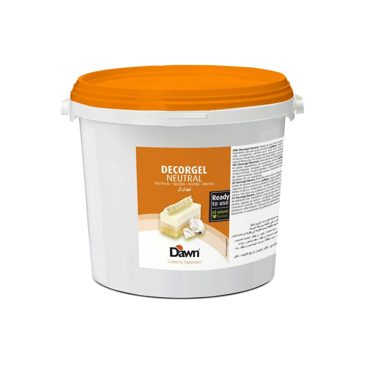 DAWN DECORGEL NEUTRAL COLD GLAZING 7KG  BUCKET  