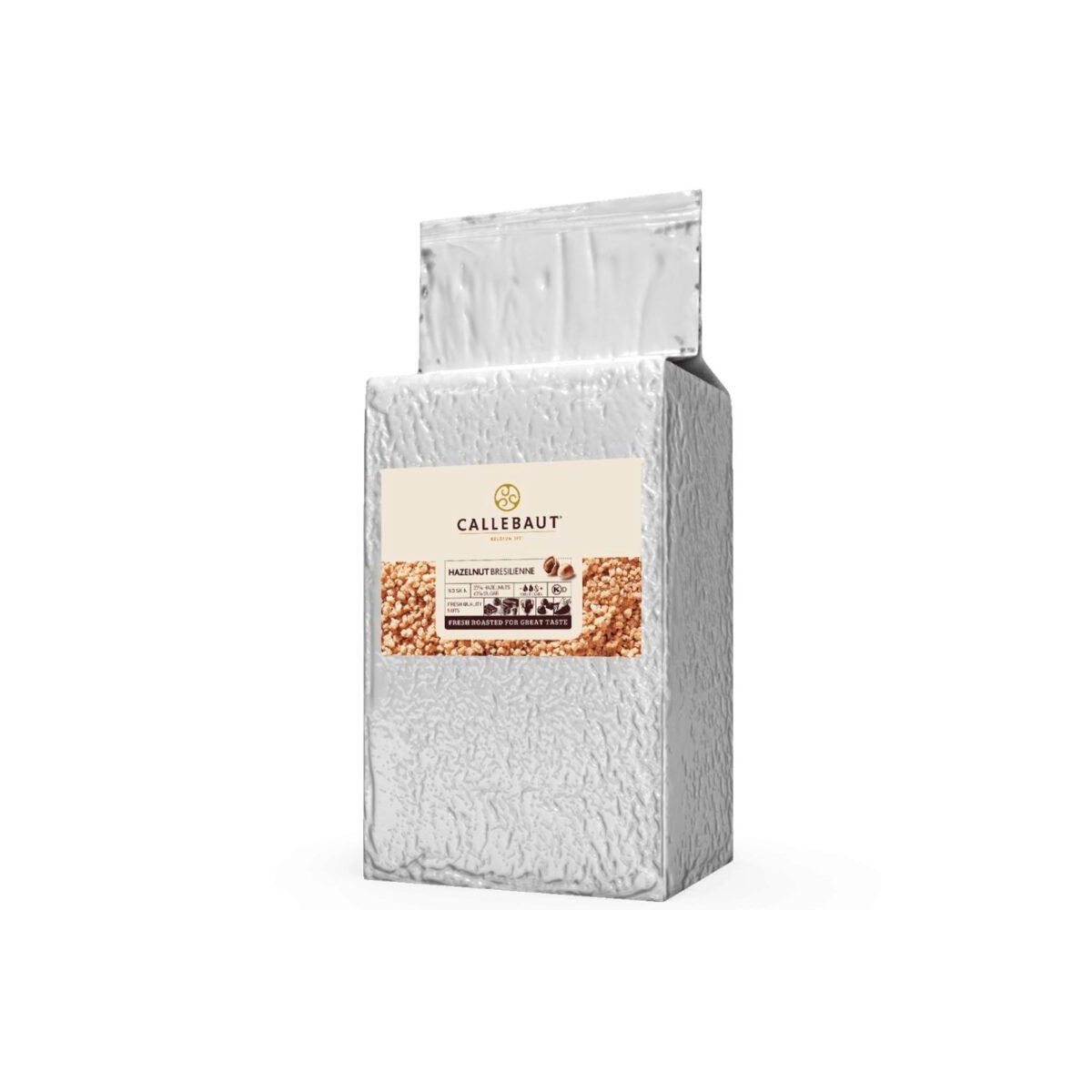 CALLEBAUT NAN-CR-H3714E0-T64 BRESILIENNE NOOTJES  KARTON VAN 4 ZAKKEN X 5KGKG