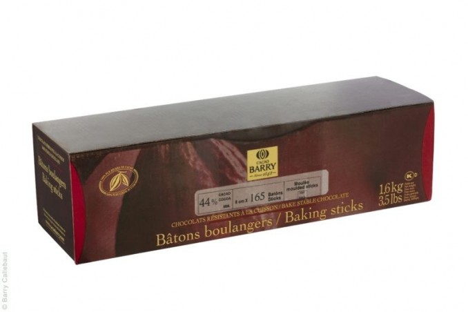 Batonnet de chocolat fondant 7.8cm 160 pièces