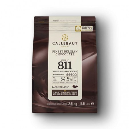 Chocolat fondant 55% en callets 2.5kg (811-U71)