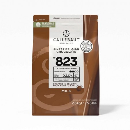 Chocolat au lait en callets 2.5kg (823-U71)