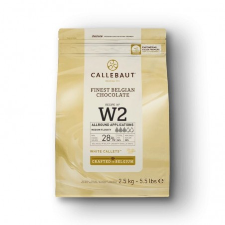 Chocolat blanc en callets 2.5kg (CW2-U71)