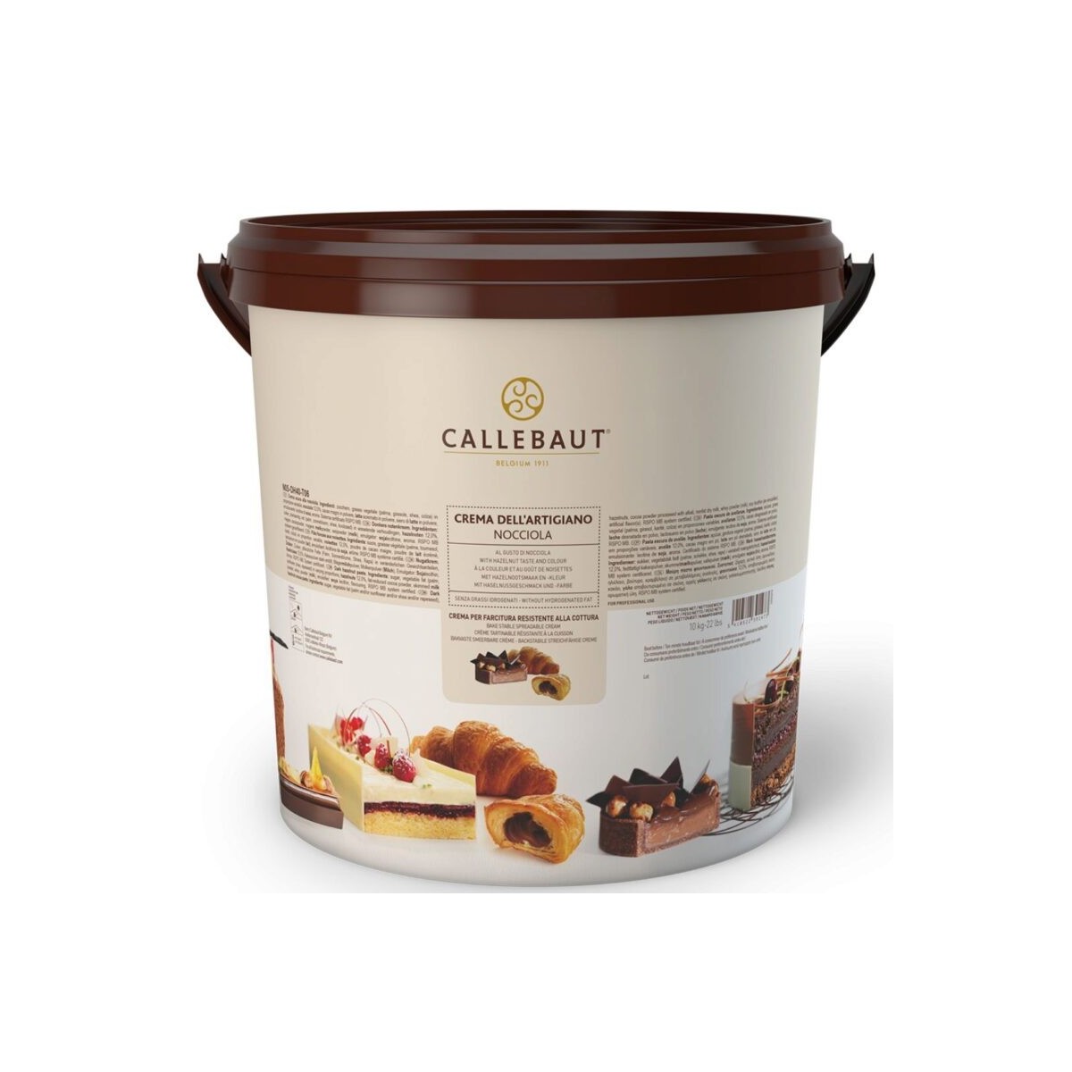 CALLEBAUT N05-OH40-T06 CREAM DELL ARTIGIANO NOCCIOLA BUCKET 10KG  KG  