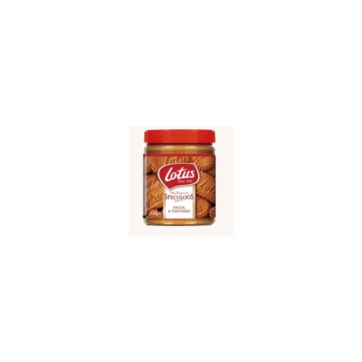 SPECULOOS LOTUS SMEERBAAR PASTA 4 X 1,6KG  POTJE