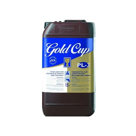 VAMIX GOLD CUP PL3 BAKERY PLATE OIL 15L  CANISTER