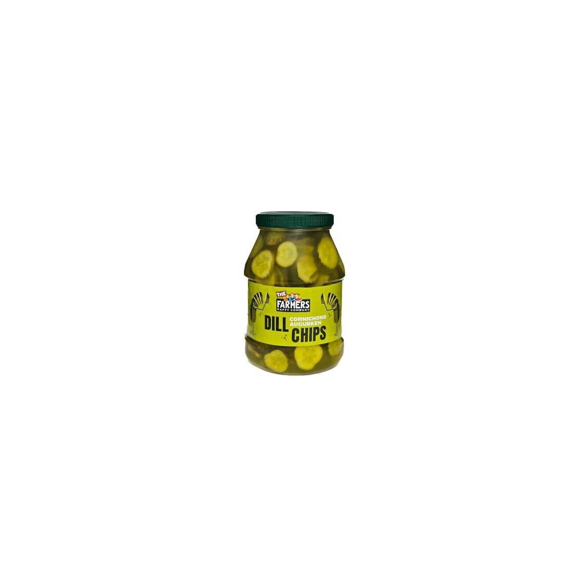 THE FARMERS CORNICHONS TRANCHES DILL CHIPS 2400ML