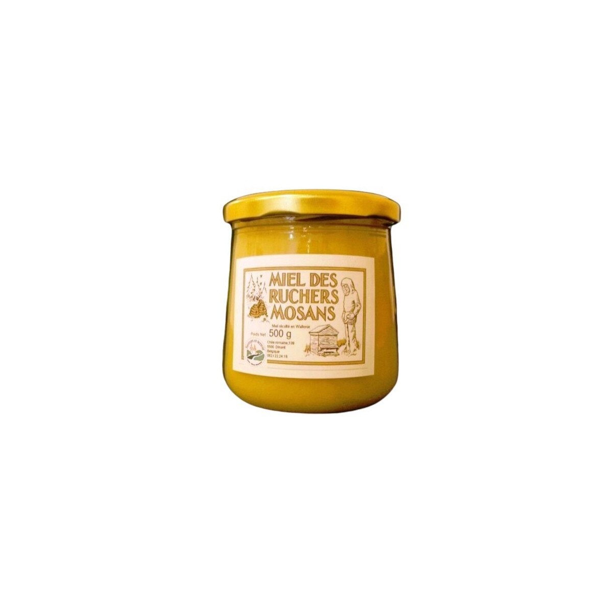 SOLID HONEY FROM THE MOSAN APIARIES 12 X 500GR  JAR