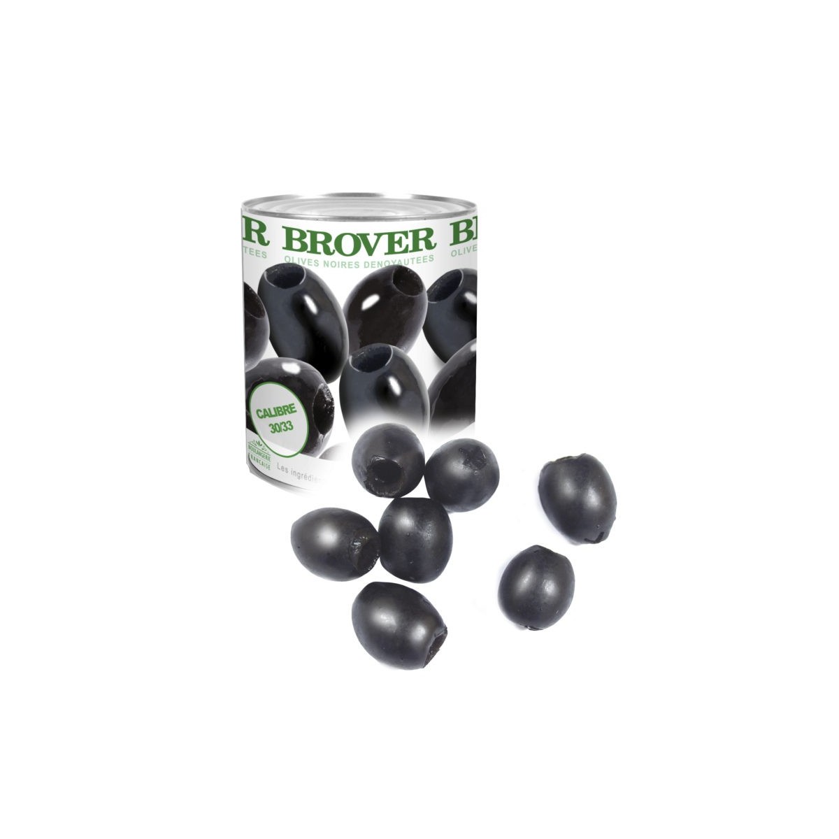 PITTED BLACK OLIVES BROVER 12 X 1L  BOX