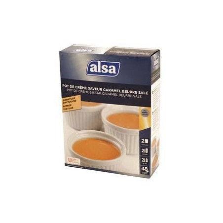 POT CREME CARAMEL BEURRE SALE 660GR ALSA