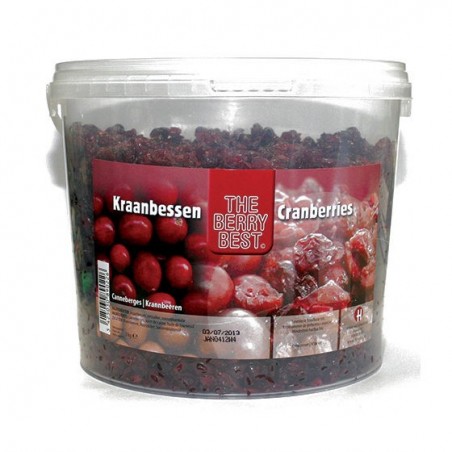 CRANBERRIES DEHYDRATED 3KG  BUCKET ON/ORDER