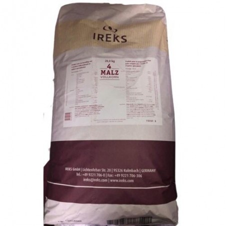 IREKS 4 MALZ VOLLKORN MIX A 20% FOR WHOLEMEAL BREAD 20KG  BAG ON/ORDER