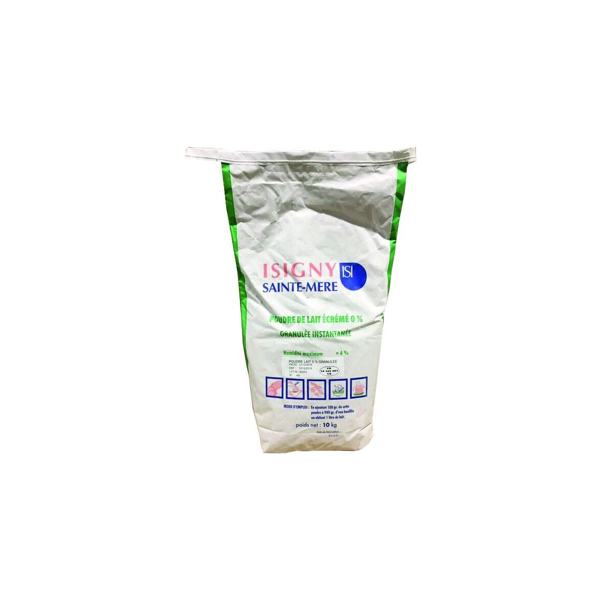 ISIGNY LAIT EN POUDRE 0% MG INSTANT 10KG