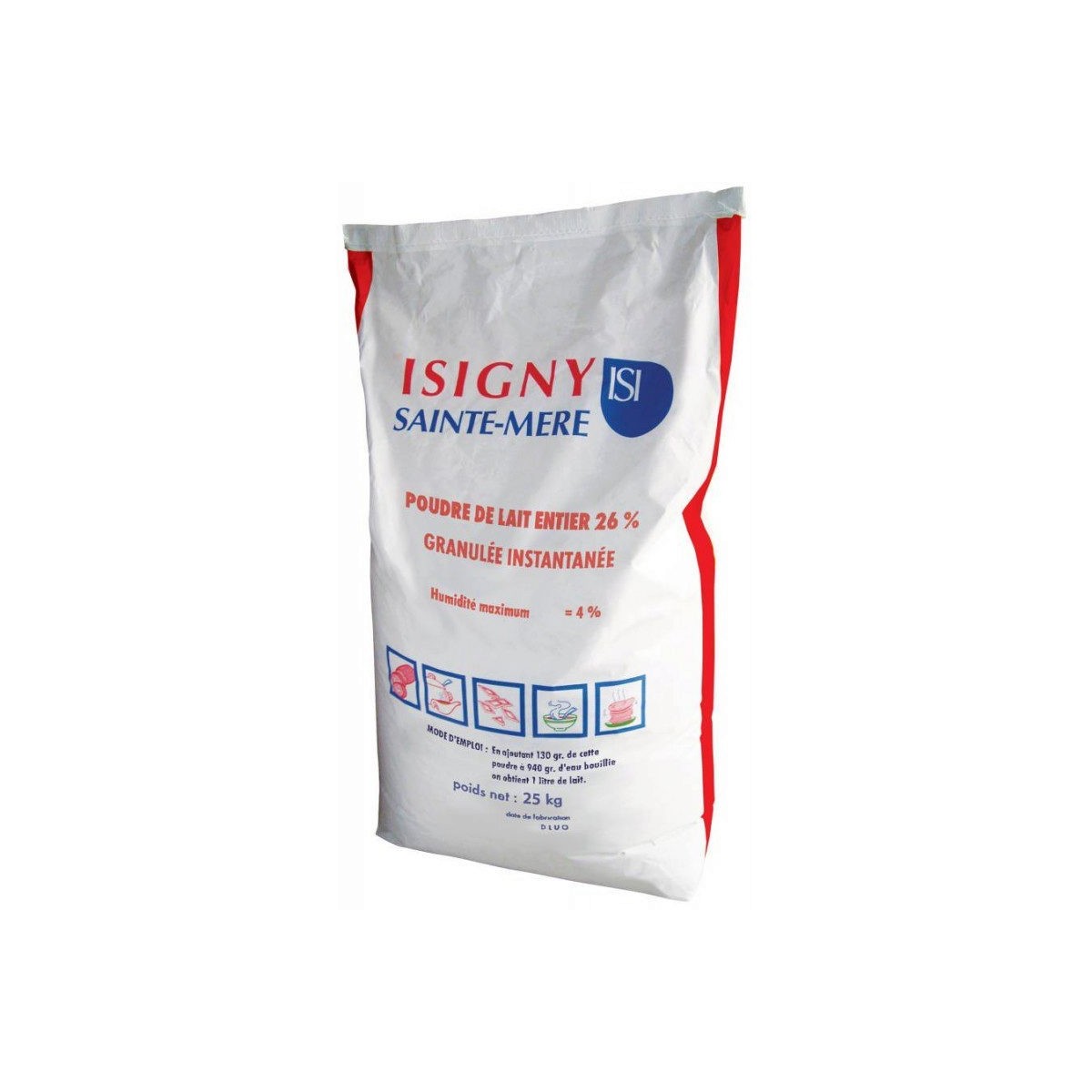 ISIGNY LAIT EN POUDRE 26% MG INSTANT ENTIER 25KG