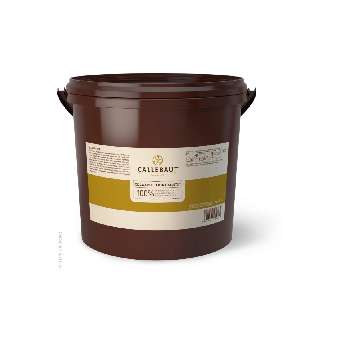 Beurre de cacao en callets 3kg (NCB-654)