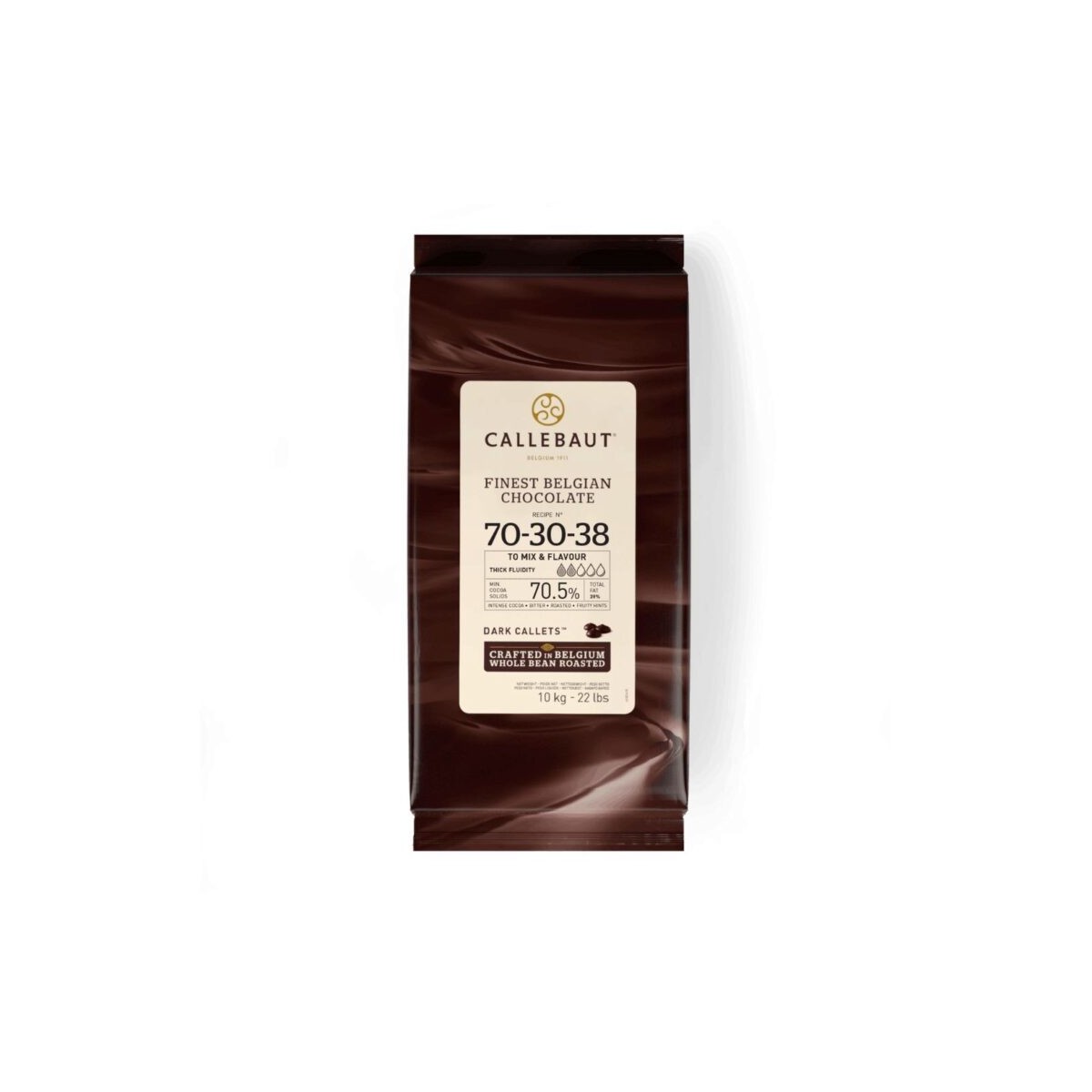 CALLEBAUT 70-30-38NV-01B DARK CALLETS 1 BAG X 10KGBAG 