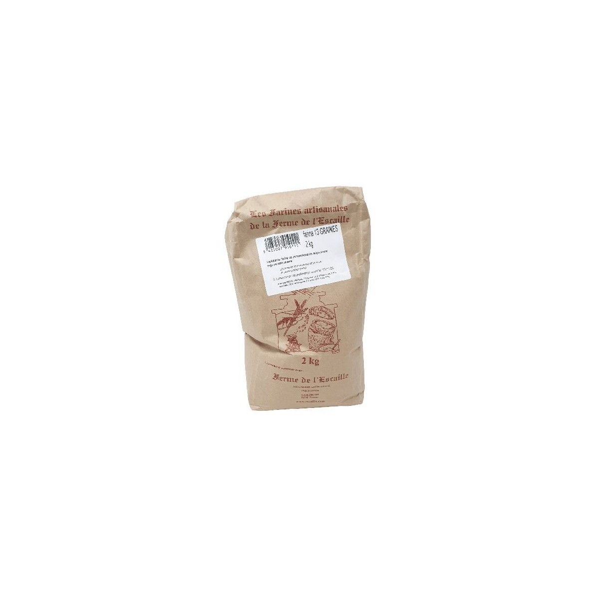 FLOUR 13 SEEDS PER 2KG FERME DE L'ESCAILLE  BAG