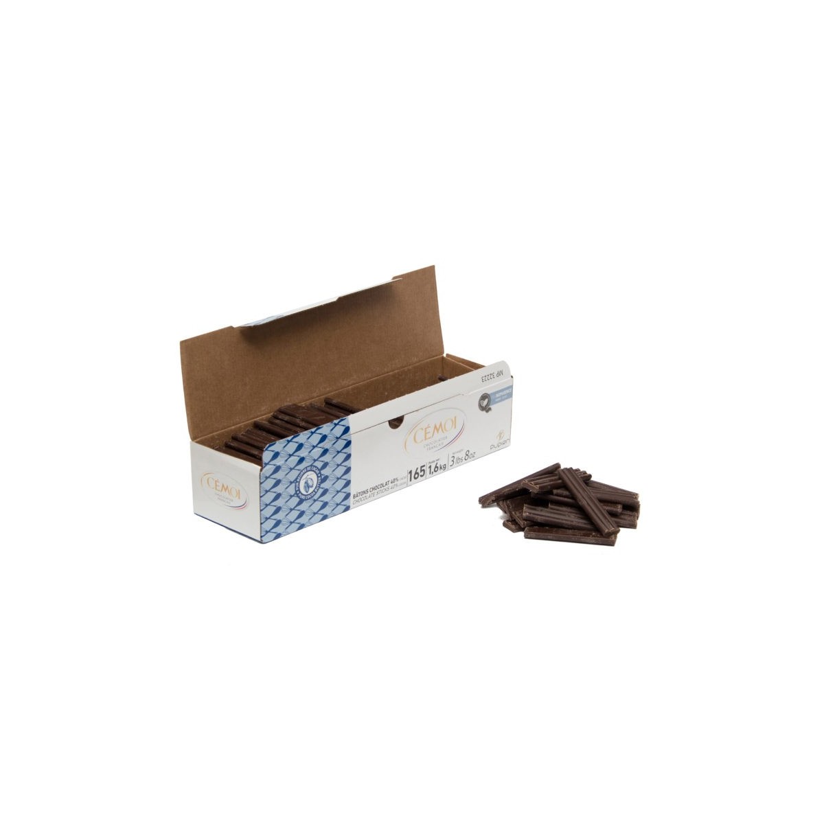 BREDE DONKERE CHOCOLADE STICK PUPPIER 165X9GR  DOOSJE OP/BEST