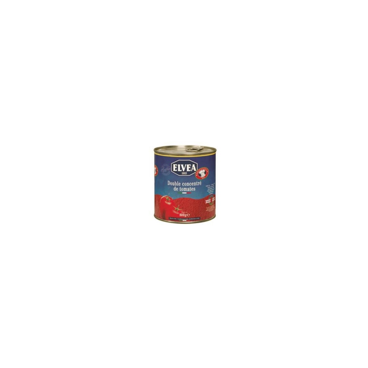 DOUBLE CONCENTRE DE TOMATE 800GR ELVEA