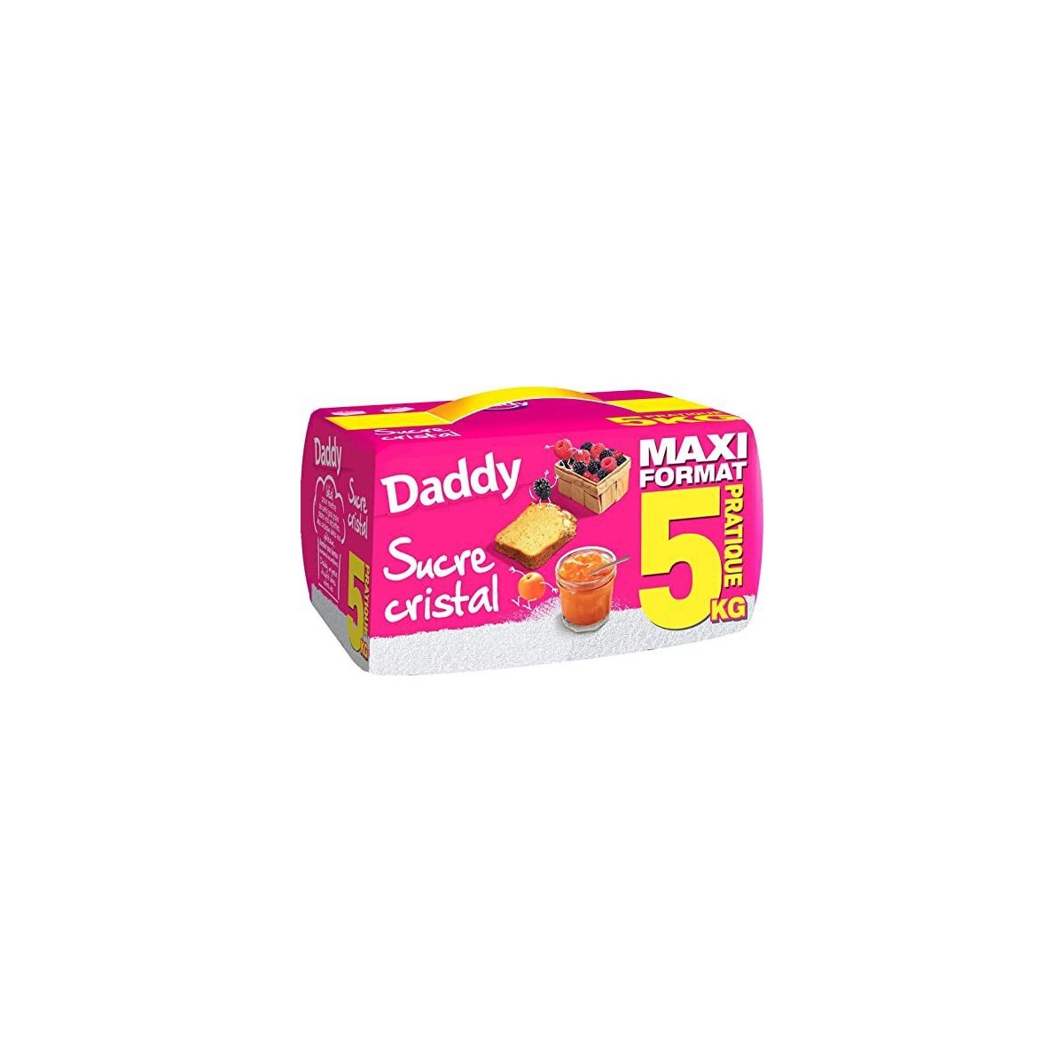 DADDY SUCRE CRISTALISE 5KG SAC ROUGE