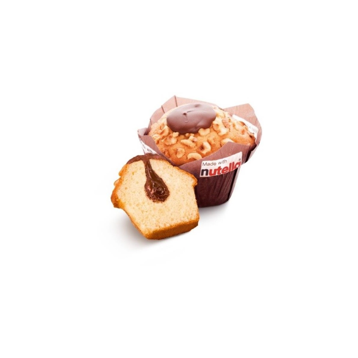 B & B 29401 MUFFIN GEVULD HAZELNOTEN SMEERPASTA 36 X 110GR 