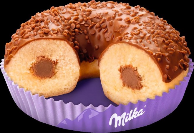 B & B 2293 DONUT FOURRE AU CHOCOLAT MILKA MILKA   48 X 65GR 