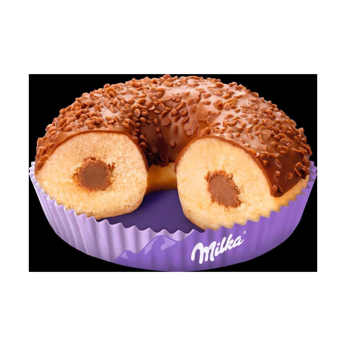 B & B 2293 MILKA CHOCOLATE DONUTS 48 X 65GR