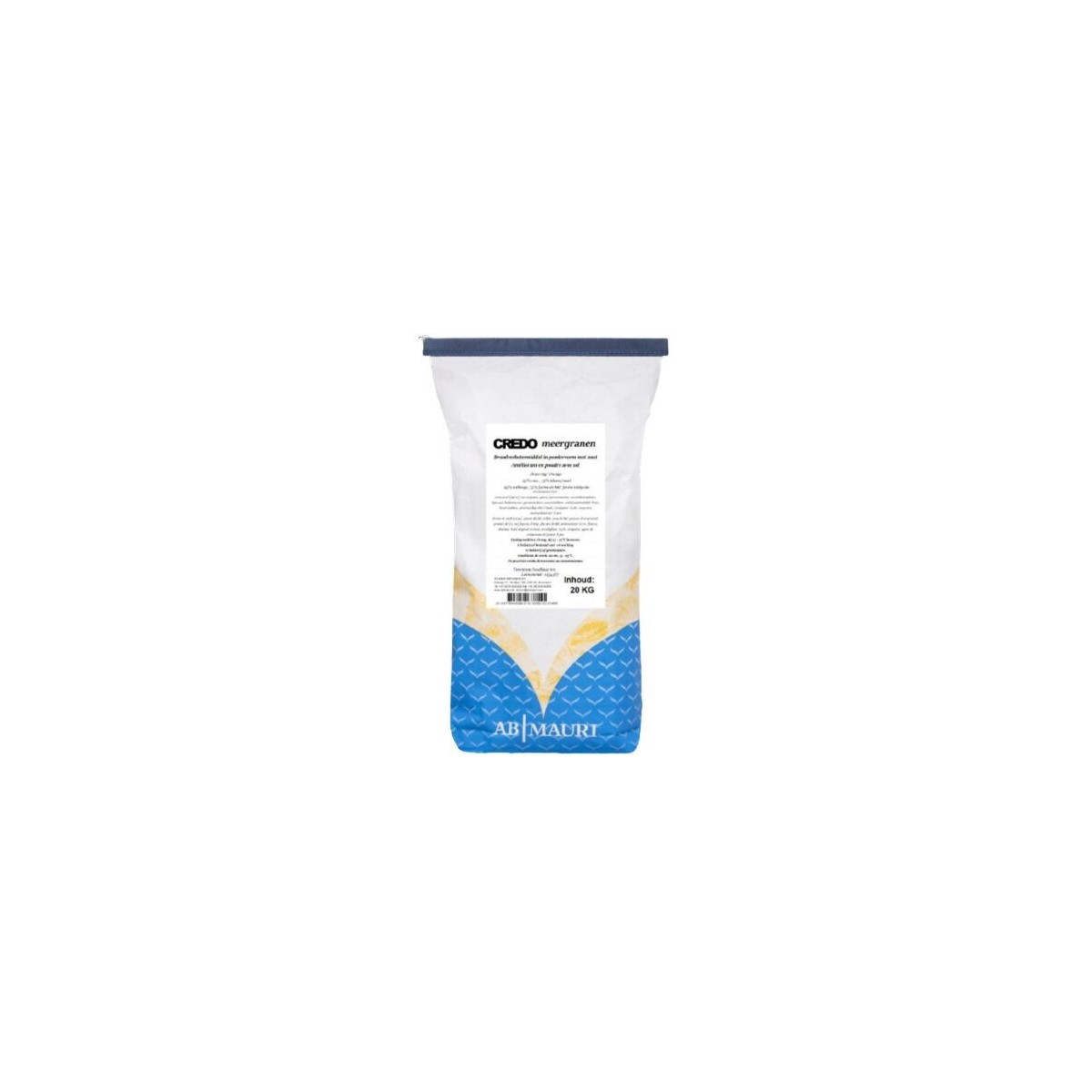 MAURI CREDO MIX MULTICEREALS 25% MEERGRANEN EN POUDRE 20KG