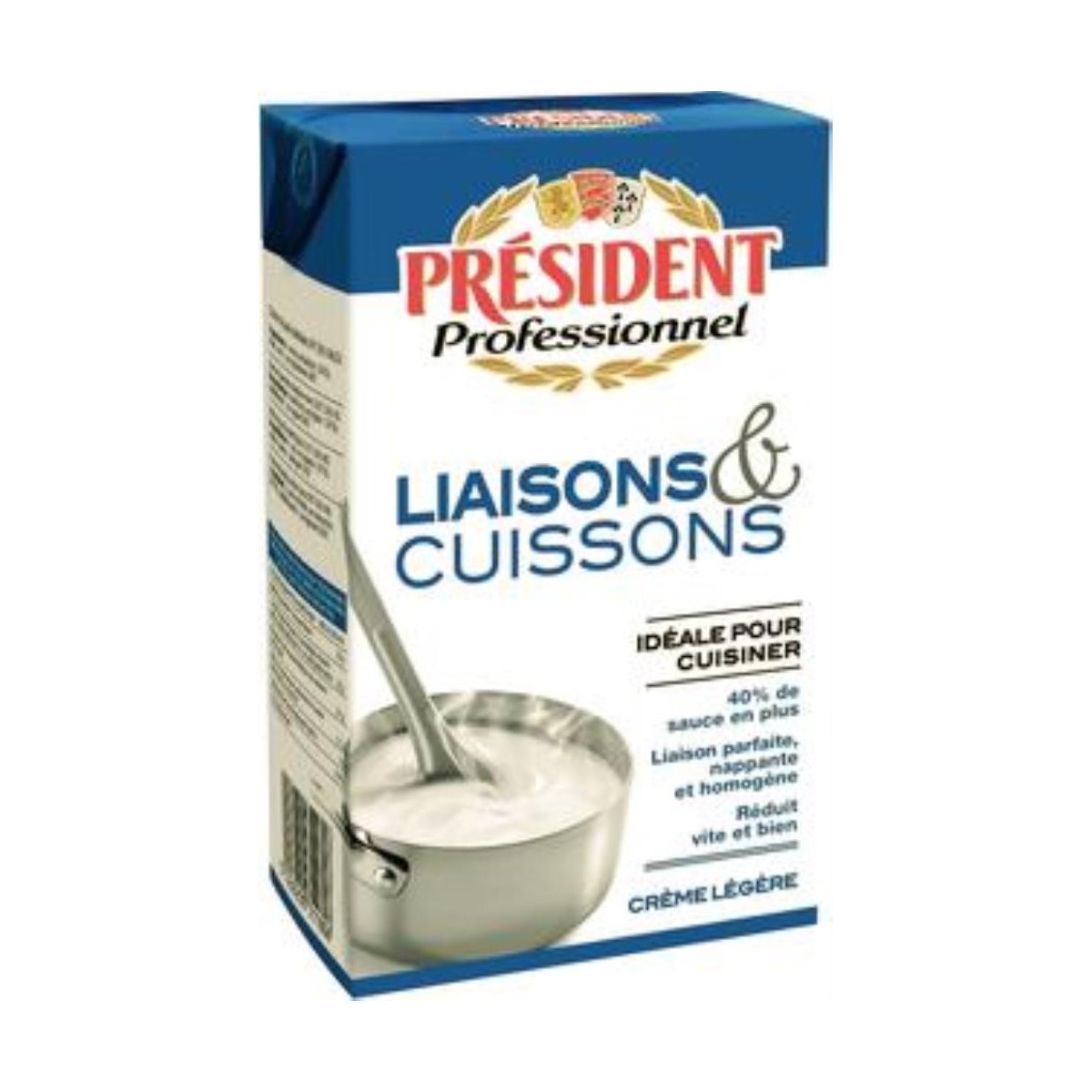 PRESIDENT CREME CULINAIRE 18% UHT 6 X 1L  LITER