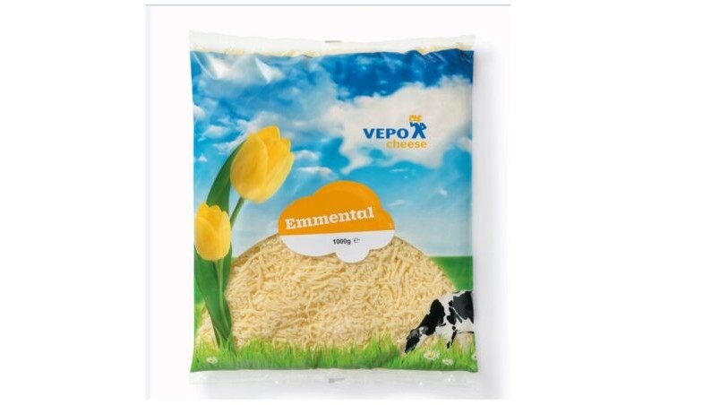 VEPO GRATED  EMMENTAL CHEESE 10 X 1KG  BOX